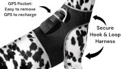 Waterproof GPS Tracker Dog Cat Rechargeable Locator with Battery Alert Size:M