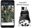 NEW Waterproof Mini GPS Dog Collar Tracker w/ Comfortable Buckle Clip Size:L